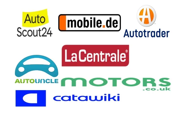 Највећи европски логотипи огласних платформи за аутомобиле