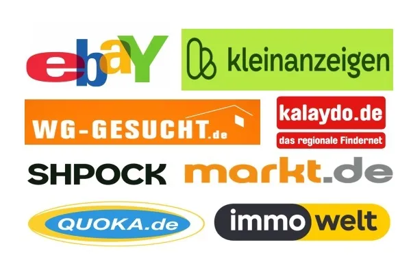 Логотипи водећих немачких сајтова са малим огласима