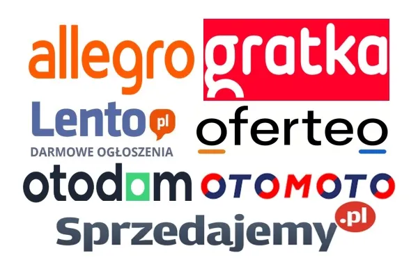 Логотипи водећих сајтова малих огласа у Пољској